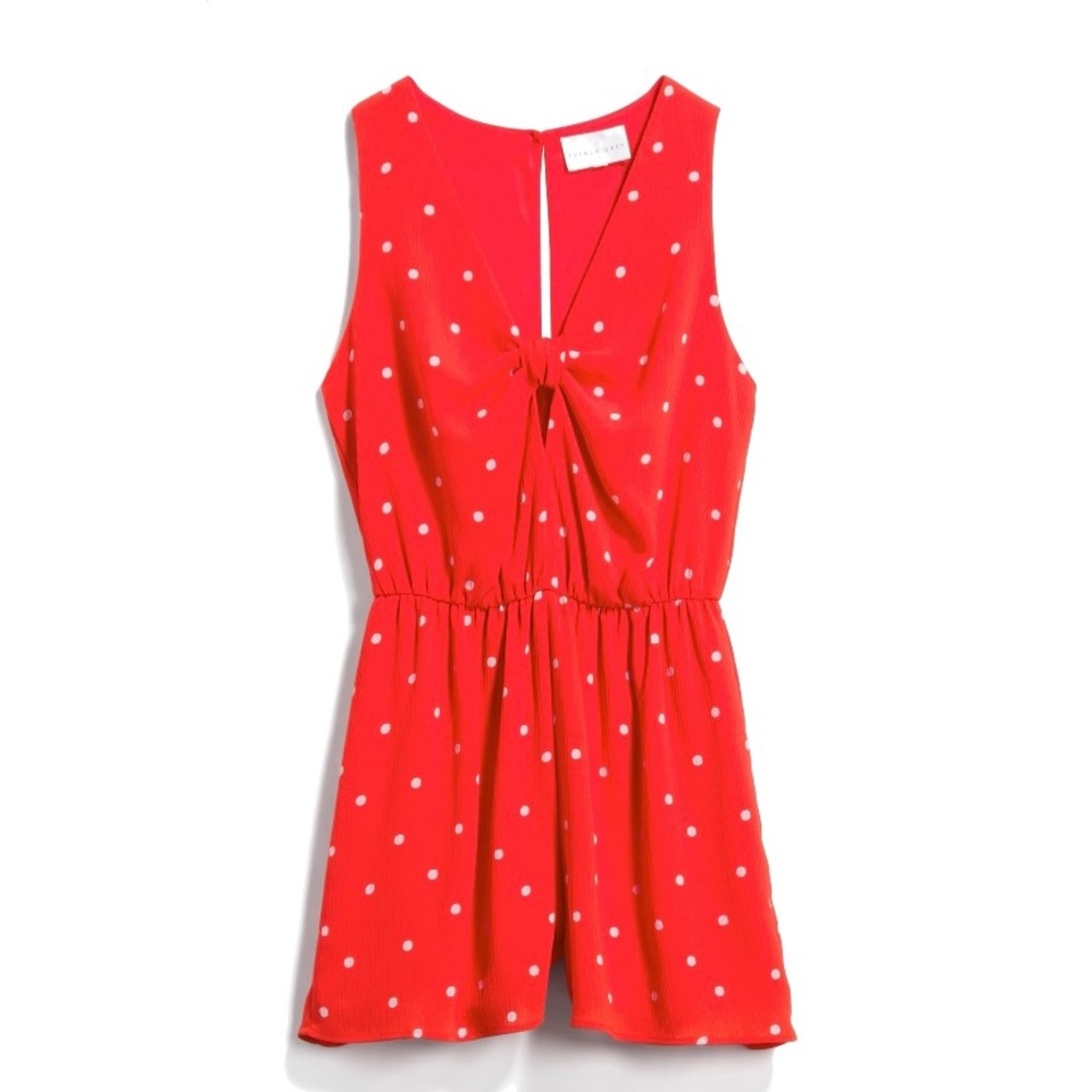 French Grey Corralyn Keyhole Detail Romper